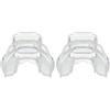 SEAC Boccaglio di Ricambio in Silicone per Erogatore da Subacquea Unisex Adulto, Trasparente, Standard (Confezione da 2)