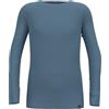 Odlo Active Warm Kids_159229, Maglietta Unisex - Bambini e Ragazzi, Provincial Blue, 92