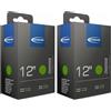 Schwalbe Biciclette AV1 12 AV1 47/62-203 EK AGV 40 mm Tubo,Nero