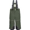 first instinct by killtec Bambini Pantaloni da Sci/Pantaloni Funzionali con Bretelle e paraneve FISW 48 MNS Ski PNTS, Moos, 86/92, 43392-000
