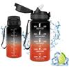 Vikastar Vikaster Borraccia, 500/1000/1500ml Borraccia con cannuccia, Water Bottle Senza BPA & Prova di Perdite, Bottiglia Acqua Sportiva per Bambini Scuola, Bici, Yoga, Ufficio, Trekking, Outdoor, Palestra