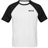 Nexus Camiseta CORAZÓN - T-Shirt Adulti Unisex, Blanco, S -