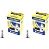 Michelin Regina A2, Camera d'Aria Unisex Adulto, Nero, 28 700B/C 28X1,0 (Confezione da 2)