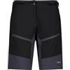 CMP Pantaloncini Ciclismo Free Bermuda Mesh Donna, Nero, 50