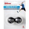 Wilson Staff Pallina da Squash, 2 Pezzi, WRT617500, Blu/Nero