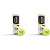 Dunlop Sports DUNLOP Pallina da tennis Tour Brilliance, per tutte le superfici, 3 palline (Confezione da 2)