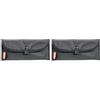 Tatonka Uni Posate Tasche Sacchetto, Nero, 25 x 10 cm (Confezione da 2)
