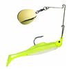 Strike King Redfish Magic Saltwater Spinnerbait, Chartreuse Glow/Chartreuse Head