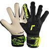 Reusch Attrakt Freegel Gold Finger Support Junior Guanti da portiere per i bambini con Evolution Negative Cut e protezione delle dita