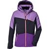 Killtec Ragazze Giacca da sci/giacca funzionale con cappuccio staccabile e paraneve, impermeabile KSW 182 GRLS SKI JCKT, light orchid, 176, 39904-000