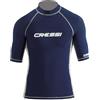 CRESSI Rash Guard Man Short/SL - Maglietta Uomo Manica Corta Tessuto Elastico Avvolgente Antiabrasione, T Shirt Tecnica Snorkeling Immersione Surf, Muta Sub Maglia Tecnica Protezione Raggi UV UPF 50+