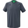 Erima T-Shirt da Allenamento Liga Star, Unisex-Bambini e Ragazzi, Slate Grey/Nero, 116