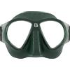 Cressi dal 1946 - Force Mask - Maschera Lenti in Policarbonato e Facciale Morbido TPR per Snorkeling, Nuoto in Superficie Vacanze al Mare - Verde_Cinghiolo Elastico Nero - Taglia Unica