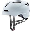 uvex Urban Planet LED - Casco de Bicicleta Robusto para Adultos - Ajuste de Talla individualizado - Incluye luz LED - Cloud Matt - 54-58 cm