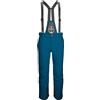 Killtec Larok 35244-000 - Pantaloni da Sci da Uomo, con Pettorina Rimovibile e paraspigoli, Colore: Petrolio Scuro, S
