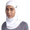 Nike Pro Hijab 2.0 Hijab da donna White/Black XS/S