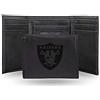Rico Industries NFL Laser Engraved Tri-Fold Wallet, Black, Nero (Nero) - LETRI1701BK