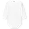 BABIDU Body per Neonato a Maniche Lunghe in Cotone 100%, Body per Neonato con Apertura sulle Spalle, Tessuto in Peluche ipoallergenico Morbido e Traspirante per Pelli Sensibili, Abbigliamento Unisex