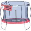HUDORA Trampolino Fantastic in diverse misure - Trampolino da giardino con rete di sicurezza - Tappeto elastico fino a 100kg - Trampolino family con telo extra sui bordi bambini e adulti