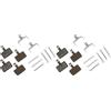 SHIMANO Unisex - Pastiglie freno adulto B01S/B03S/B05S, marrone chiaro (Confezione da 2)