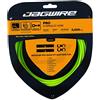 Jagwire Hyflow Quick-Fit Set Cavo Freno Weiss, Verde