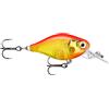 Rapala, Esca da pesca X-Light Crank Mid Runner, dimensioni: 3,5 cm/4 g, esca galleggiante per acqua dolce, profondità di nuoto: 1,8-2,1 m, materiale plastico, rosso fluorescente dorato gFR