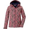 killtec Bambine e ragazze Giacca softshell/giacca outdoor con cappuccio Mädchen Softshelljacke Print, light moss, 164, 43200-000