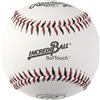 Rawlings | Incredi-Ball - Palline da baseball bianche a punto morbido, 22,9 cm, opzioni di copertura in tessuto e pelle sintetica, 12 pezzi