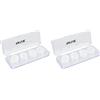 SEAC S/Ear Plugs Tappi Orecchie in Silicone per Nuoto in Piscina o in Mare Unisex Adulto Trasparente Taglia Unica (Confezione da 2)