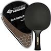 Schildkröt Donic-Schildkröt Racchetta da Tennis da Tavolo CarboTec, 20% a 100% Carbonio, Manico Concavo, Spugna da 1,9 mm