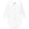 BABIDU Body Neonato Manica Lunga 100% Cotone, Body Scollo a V con Apertura Frontale, Tessuto Traspirante Anallergico per Pelli Sensibili, Abbigliamento Invernale Unisex per Neonato
