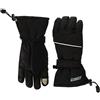 Gregster Guanti da Sci e Snowboard per Uomo con Isolamento Termico Thinsulate, Polpastrelli Touch Screen e Palmo Gommato, Nero, XXL