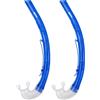 Mares Aquazone Mini Rudder, Boccaglio Snorkeling Bambino - Unisex, Blu (Confezione da 2)