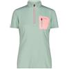 CMP - T-Shirt Elasticizzata da Bici da Donna, Jade, 42