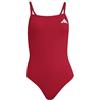 adidas Femme Thin Straps V-Back Swimsuit, Team Power Red 2, 42