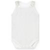 BABIDU Body Neonato con Spalline Sottili Cotone Perle 100% Morbido e Traspirante, Body Senza Maniche con Dettaglio Fiocco Ideale per Neonati e Ragazzi, Comodo Abbigliamento per Neonati Design Unisex