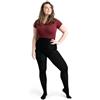 Capezio 1915 - Maglia da Donna Ultra Morbida, Donna, Calzamaglia, supermorbida, Stretta, 1915-BLKSM, Nero, S