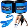 Myosource Kinetic Bands Tumble Pro X - Cavigliere per cheerleading, ginnastica Tumbling Trainer Aiuto - Sbrinatore mantiene le caviglie insieme durante l'acrobazia, l'addormentamento in piedi, l'allenamento a molla -