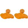 Fischer Adulti riflettore Razze STVZO 4 X, Giallo, One Size (Confezione da 2)