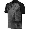 NIKE Unisex Kids Short-Sleeve Soccer Jersey Y Nk DF Prcsn VI JSY SS, Black/Cool Grey/White, DR0950-010, XS