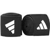 Adidas Bende da Boxe per Polso, 5 x 2,55 m, Colore: Nero