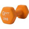 G5 HT SPORT Manubri O Manubrio in Neoprene da Palestra E Home Gym Antiscivolo da 0.5 a 6 kg Coppia O Singolo (1 x 3 kg)