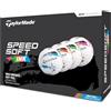 TaylorMade New SpeedSoft Ink multicolore, pack 12 palline da golf
