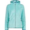 CMP - Woman Jacket Fix Hood, Acqua, 48