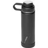 ECOVESSEL Boulder-20oz Borraccia calda o fredda in acciaio inossidabile con triplo isolamento, Black Shadow