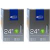 Schwalbe AV10, Tubo Interno Unisex-Adulto, Nero, 24 Inch x 1.5 (40mm Schrader Valve)