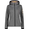 CMP Giacca Donna Cappuccio Zip Giacca in softshell Donna