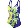 Beco Costume da Bagno da Donna, Coppa B Tropical Heat Multicolore, Blu, 40 EU