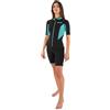 Seac Look Lady, Muta Corta per Snorkeling, Diving e attività in Acqua da Donna, Neoprene 2.5 mm Women's, Nero/Azzurro, L