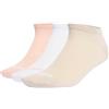 adidas Unisex - Adulto Thin Linear Low-Cut Socks 3 Pairs, wonder alumina/blush pink/white, 42-45